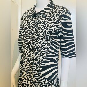 Proenza Schouler white label dress- animal print